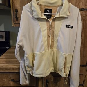 Columbia Cream Fleece Jacket